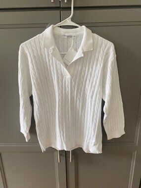Amina Rubinacci Sinatra Sweater Tag 46 (US size Large) NEW in Bag